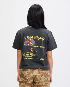 I Got High!! Tee in Black