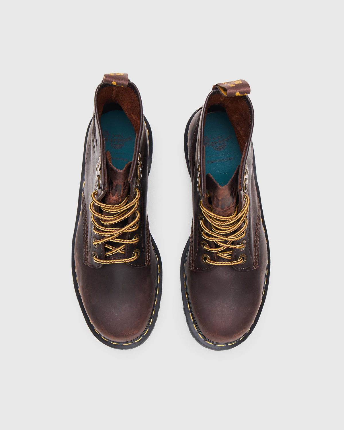 Thisisneverthat 1460 Boots in Chestnut Brown