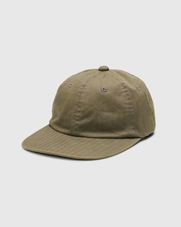 6 Panel Herringbone in Olive