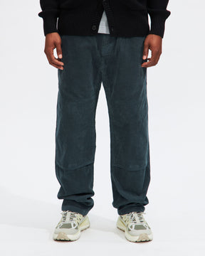 Waffle Cord Double Knee Climber Pant in Foggy Pine Dye