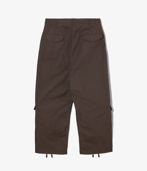 AF Overpant in DK. Brown Heavyweight Cotton Ripstop