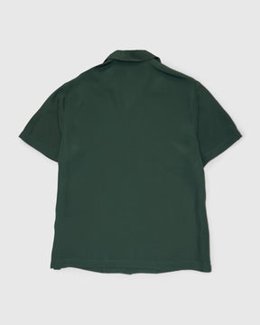 York Mini Houndstooth Short Sleeve Shirt in Gulf Coast