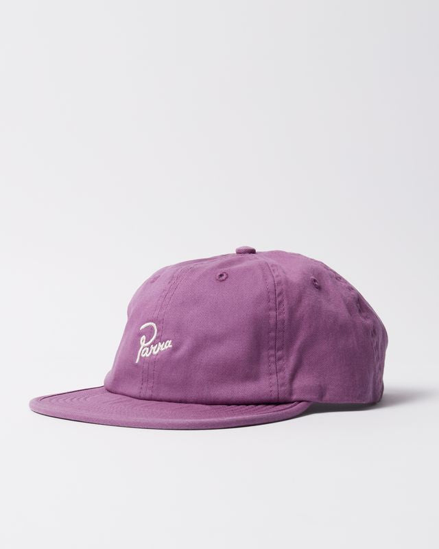 Signature 6 Panel Hat in Purple