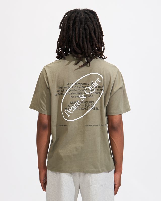 Museum Hours T-Shirt in Olive