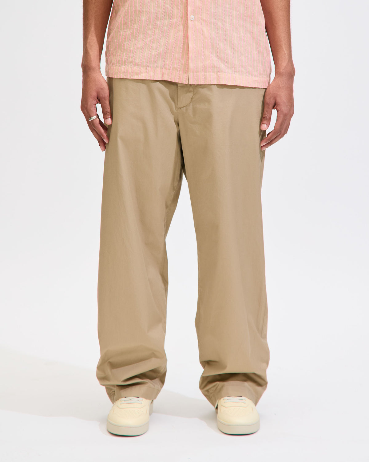 Officer Pant in Khaki Highcount Twill