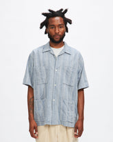 Amedeo Short Sleeve Shirt in Blue