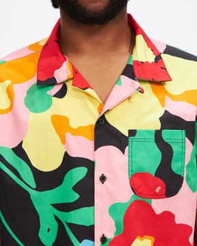 Biscayne Button Down Shirt in Garden Print
