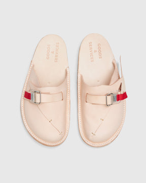 Handmade Vegetable Tanned Leather Mule