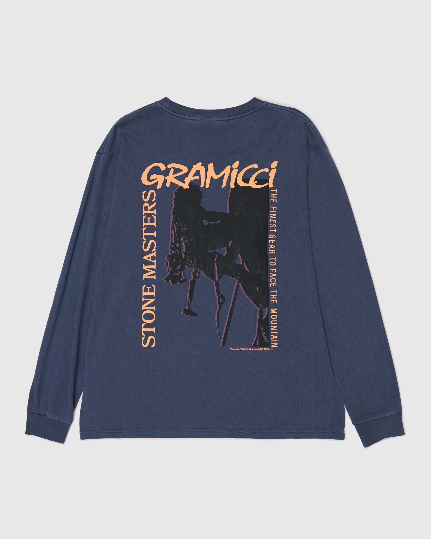 Stone Masters L/S Tee in Navy