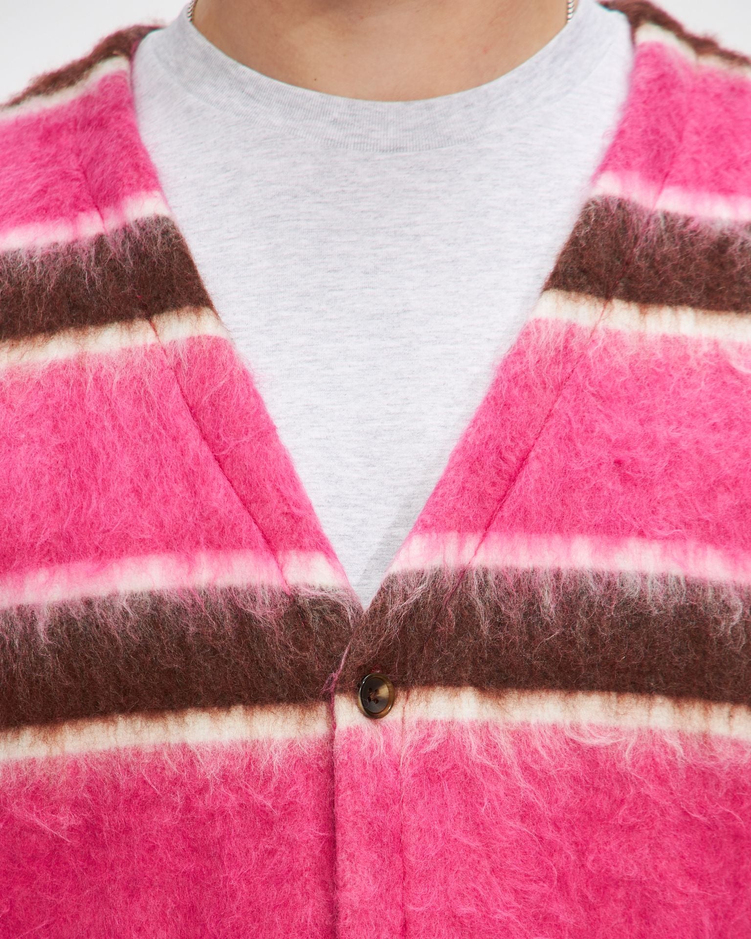 Stack Cardigan in Pink