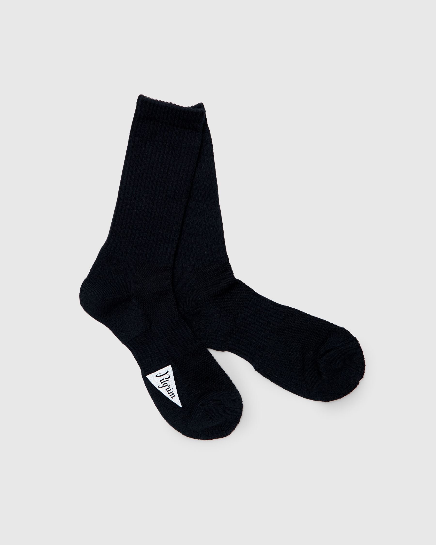 Kenji Crew Socks in Black