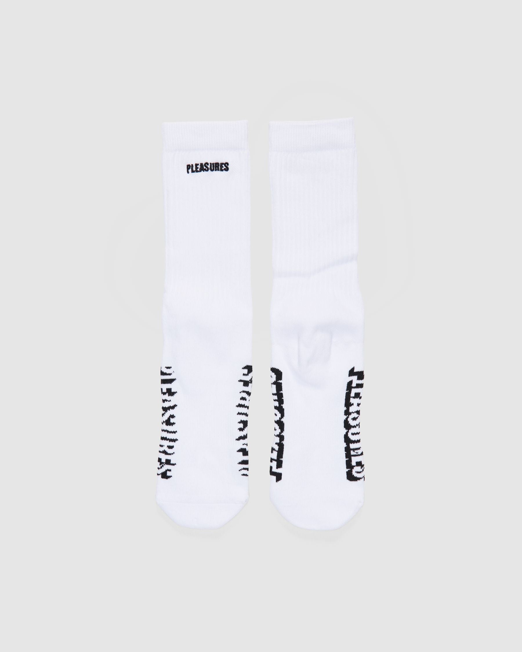Knock Out Socks in White