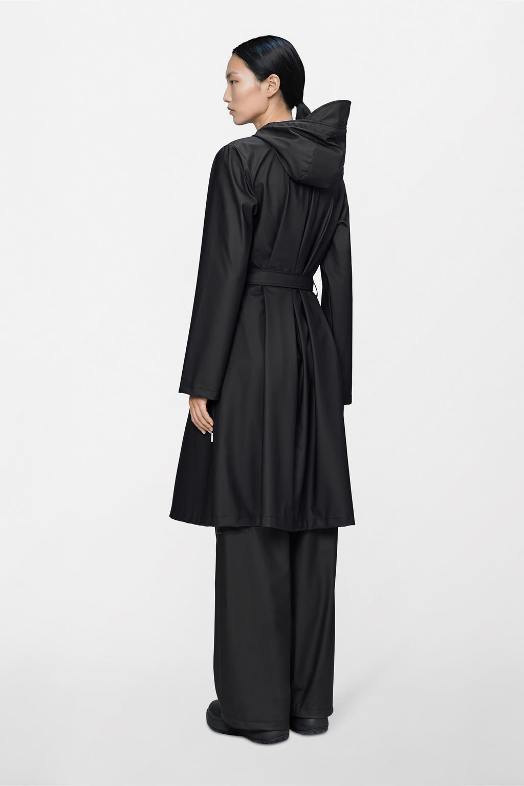 A-Line Longer W Jacket in Black