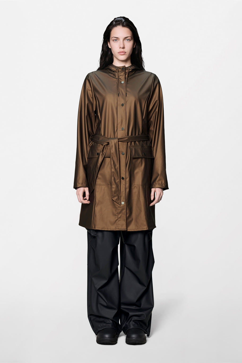 Curve Long Jacket in Comet