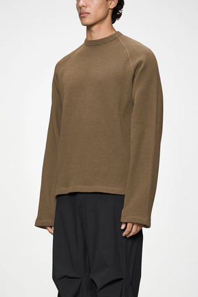 Waffle Long Sleeve T-Shirt in Splinter