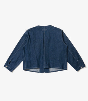 Engineer Short Jacket in Indigo 12oz Denim