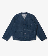 Engineer Short Jacket in Indigo 12oz Denim