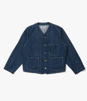 Engineer Short Jacket in Indigo 12oz Denim