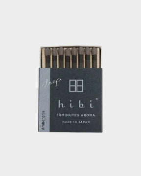 Hibi Incense Matches - Ambergris
