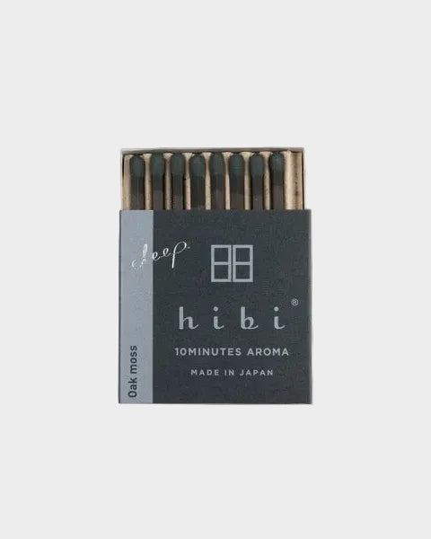Hibi Incense Matches - Oakmoss