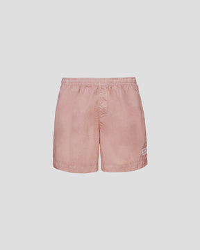 Eco-Chrome R Short Logo Swim Shorts in Pale Mauve