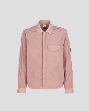 Chrome-R Overshirt in Pale Mauve