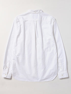 Button-Down Oxford Shirt in White