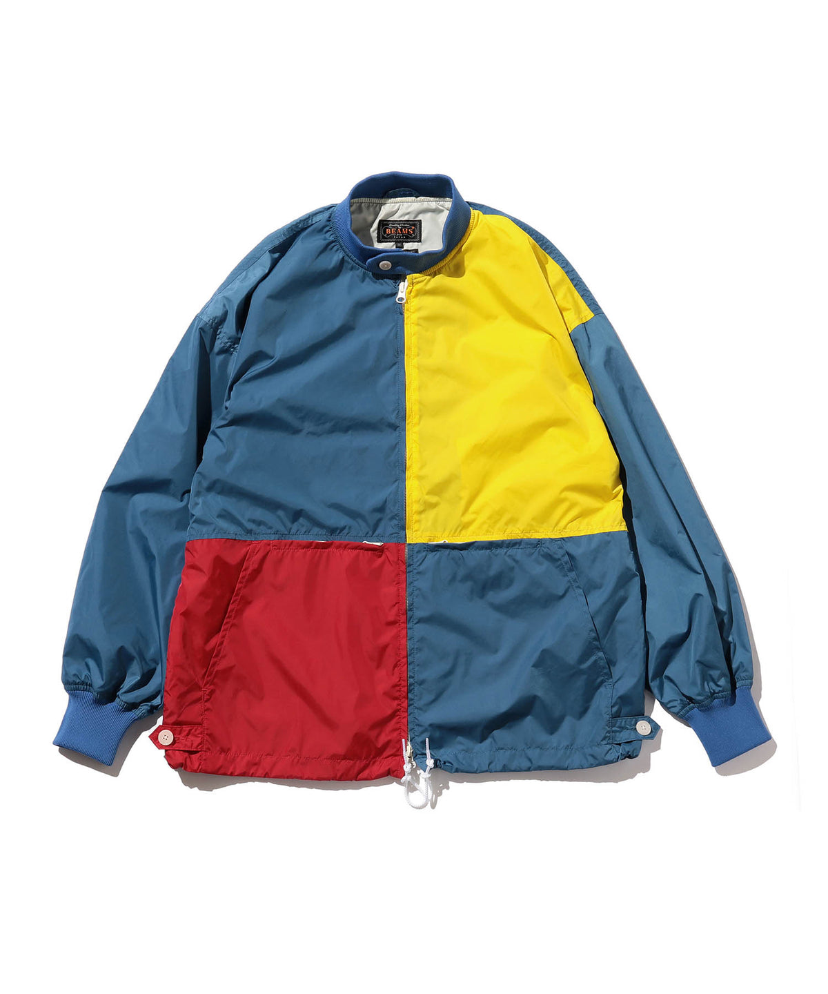 Paneled Nylon Boat Jacket