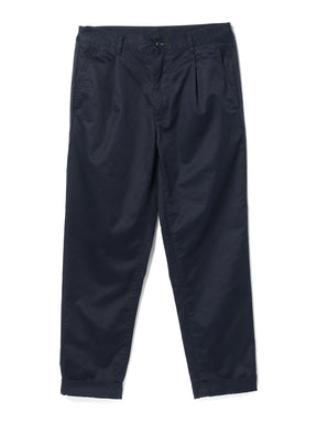 1 Pleat 80/3 Twill Pant in Navy