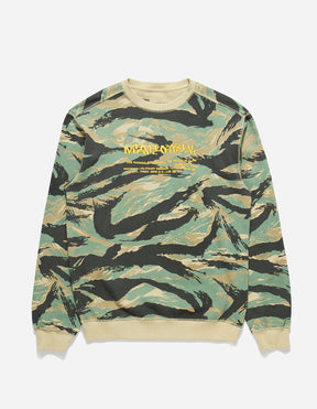 4089 Came MILTYPE Crewneck Sweatshirt in Tiger Stripe Camo
