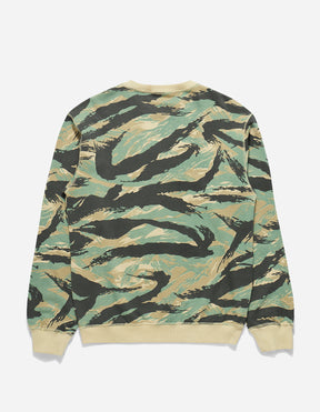 4089 Came MILTYPE Crewneck Sweatshirt in Tiger Stripe Camo