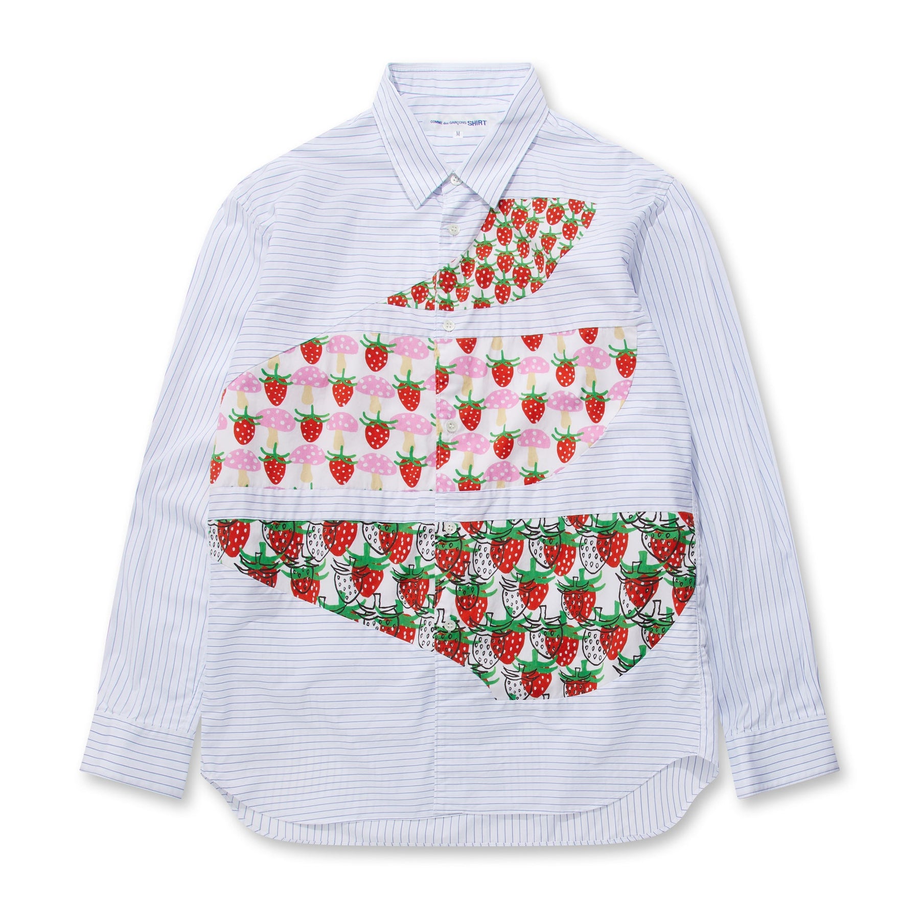 Brett Westfall Strawberry Mushroom Striped Shirt