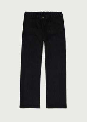 Corduroy Leisure Pant in Black
