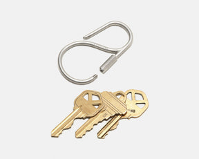 Offset Keyring - Titanium