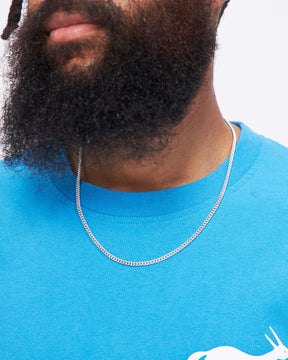 Maple 4MM Curb Chain in Silver 925 Homme Essentials 