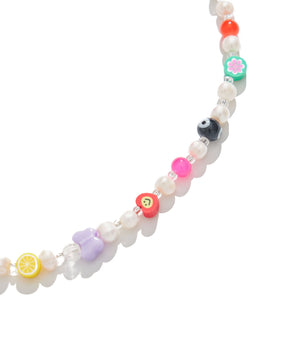 Jumbo Pearl Necklace in Rainbow