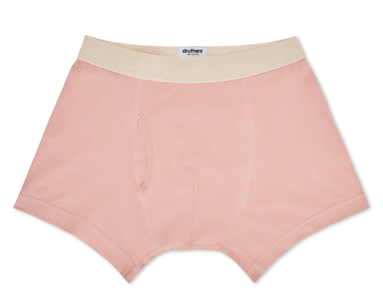 Organic Cotton Boxer Briefs in Dusty Pink