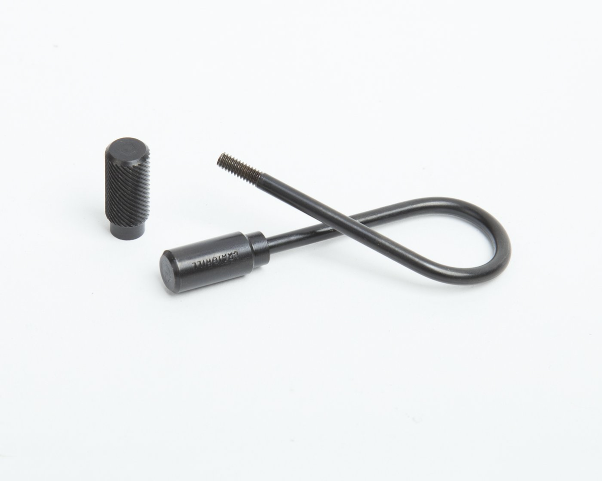 Closed Helix Keyring - Carbon Black