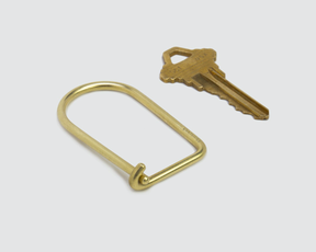 Wilson Keyring - Brass