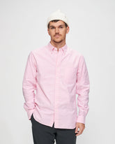 Button-Down Oxford Shirt in Pink