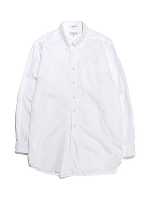 19 Century BD Shirt in White 100's 2Ply Broadcloth