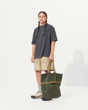 Nylon 2 Way Bag in Olive/Coyote