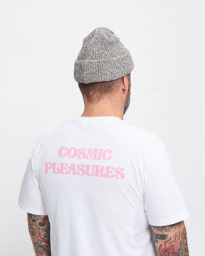 Cosmic Pleasures T-Shirt in Plain White