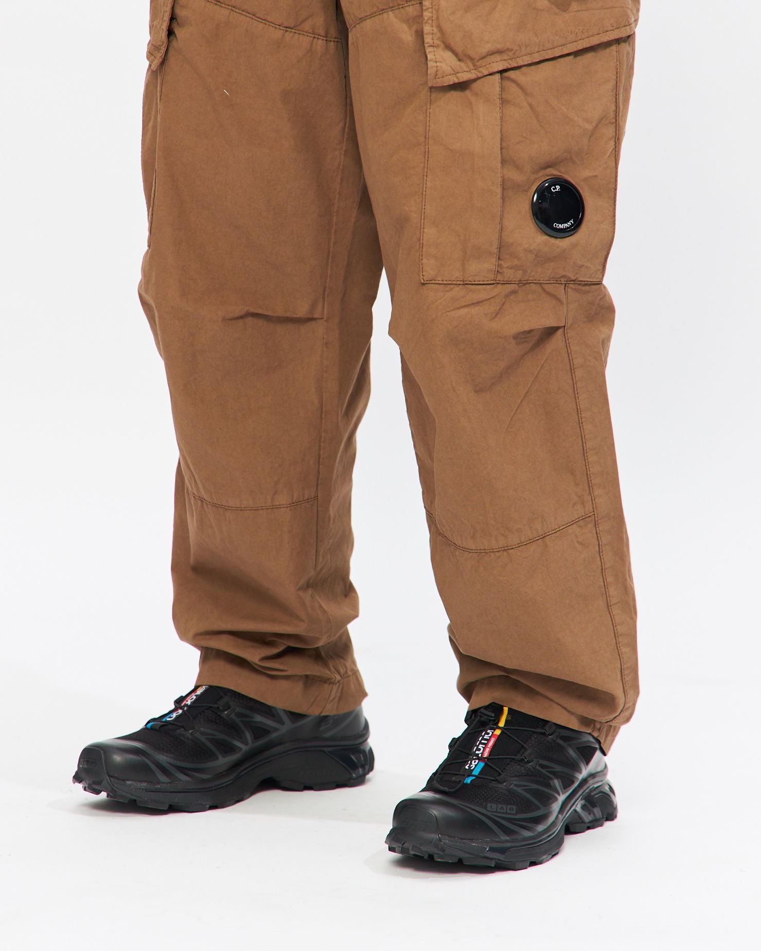 Micro Reps Cargo Pants in Lead Grey