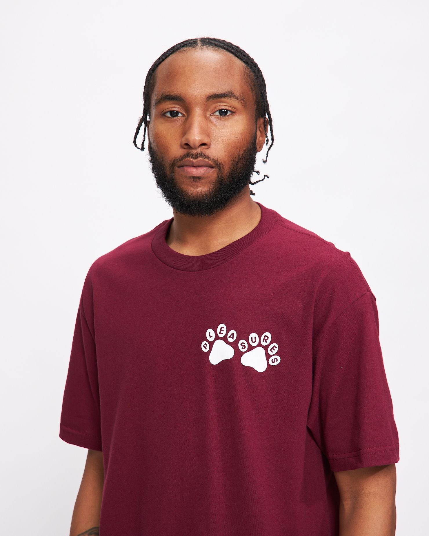 Puppies T-Shirt in Burgundy