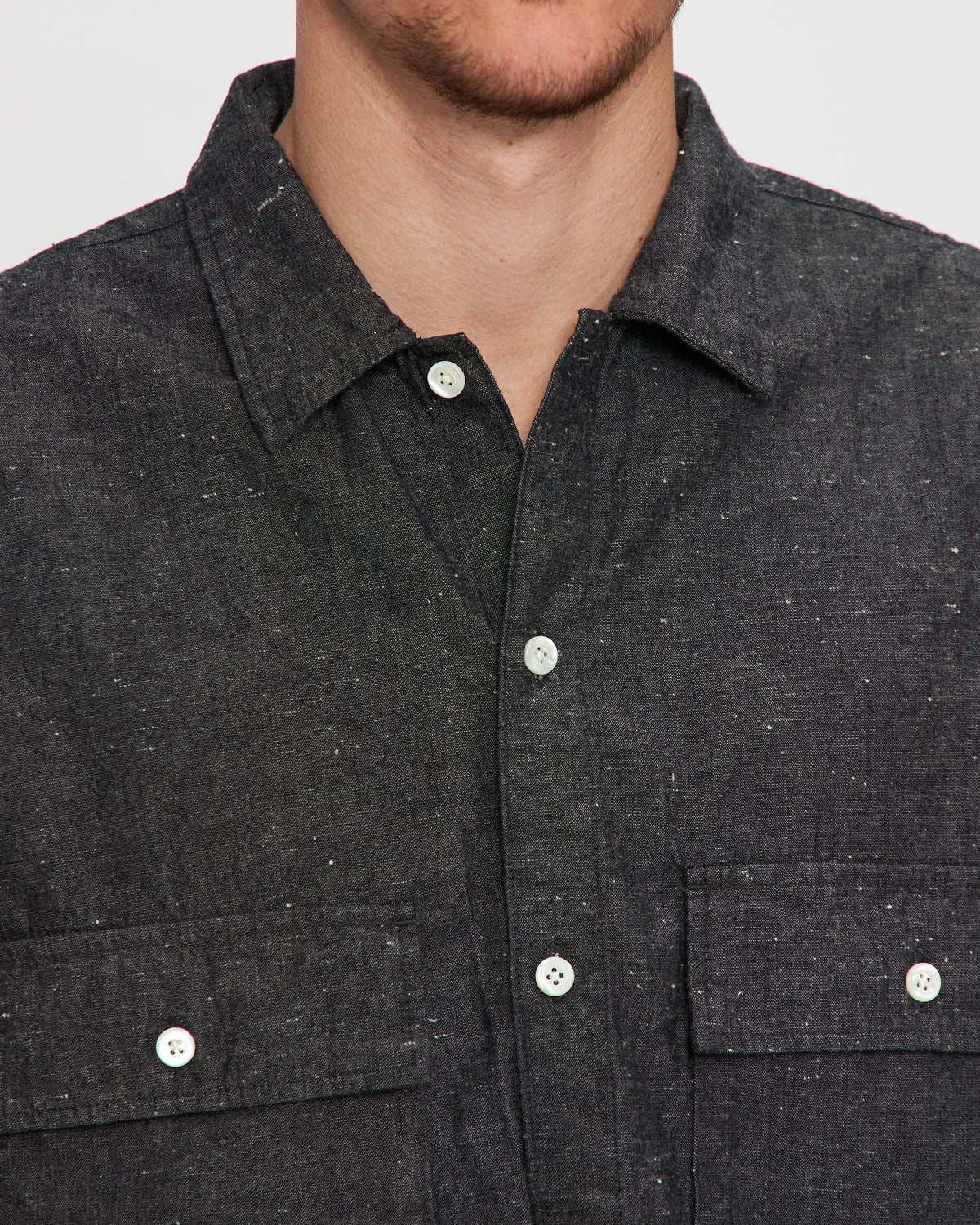 Ivan Longsleeve Shirt in Black