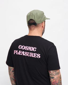 Cosmic Pleasures T-Shirt in Plain Black