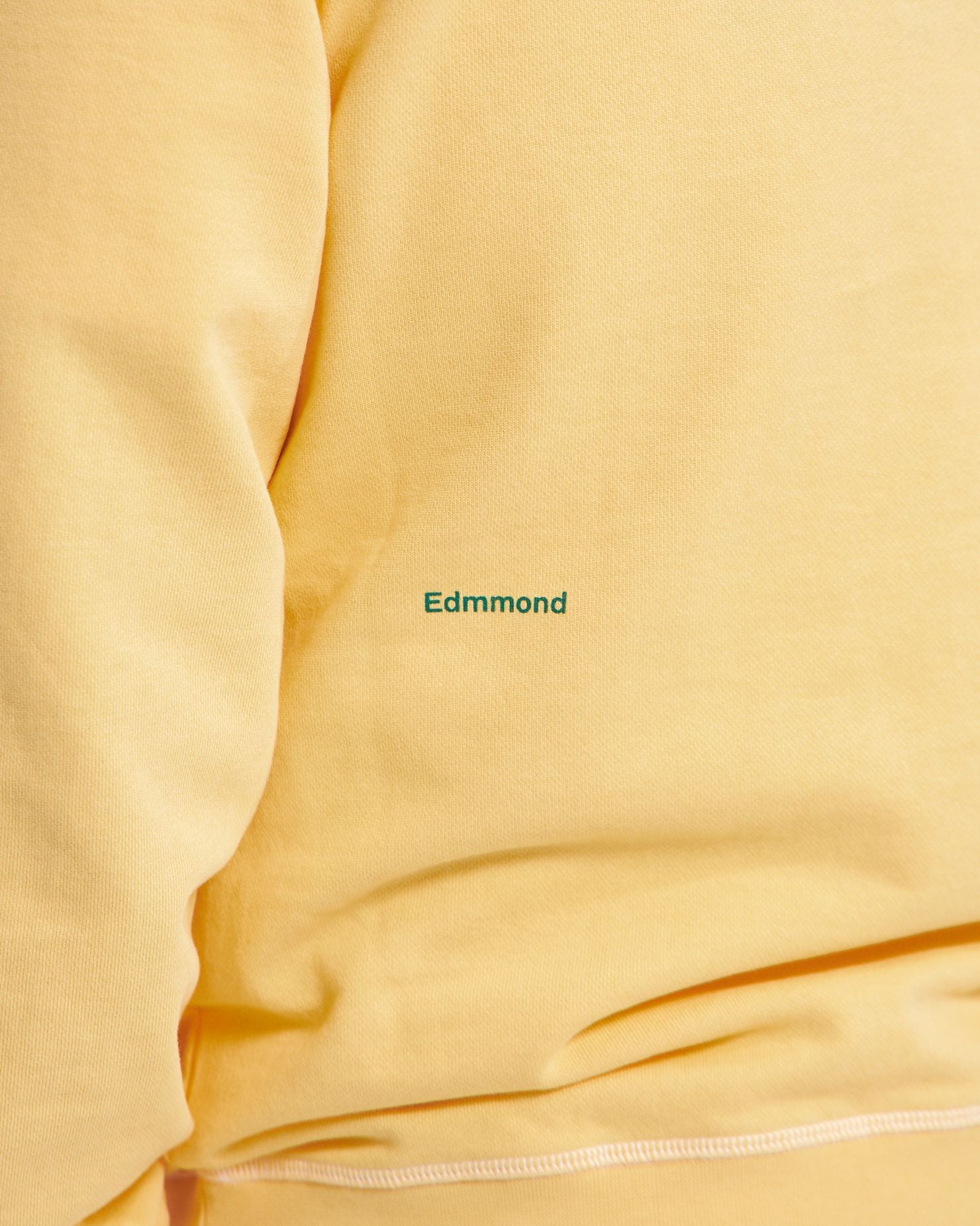 College Arch Hoodie in Plain Light Yellow