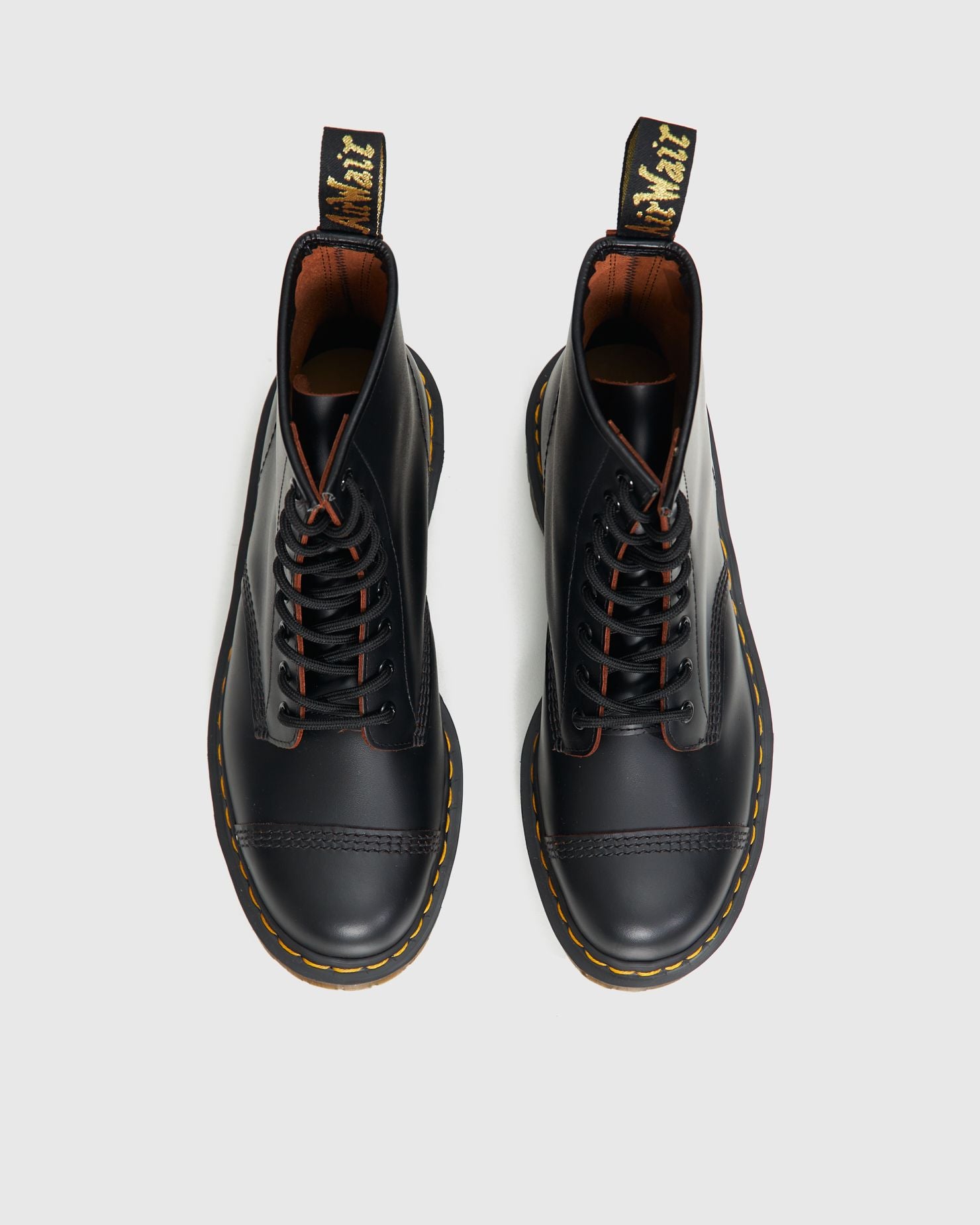 1460 Bex Toe Cap Boots in Black Quilon 8 / Black