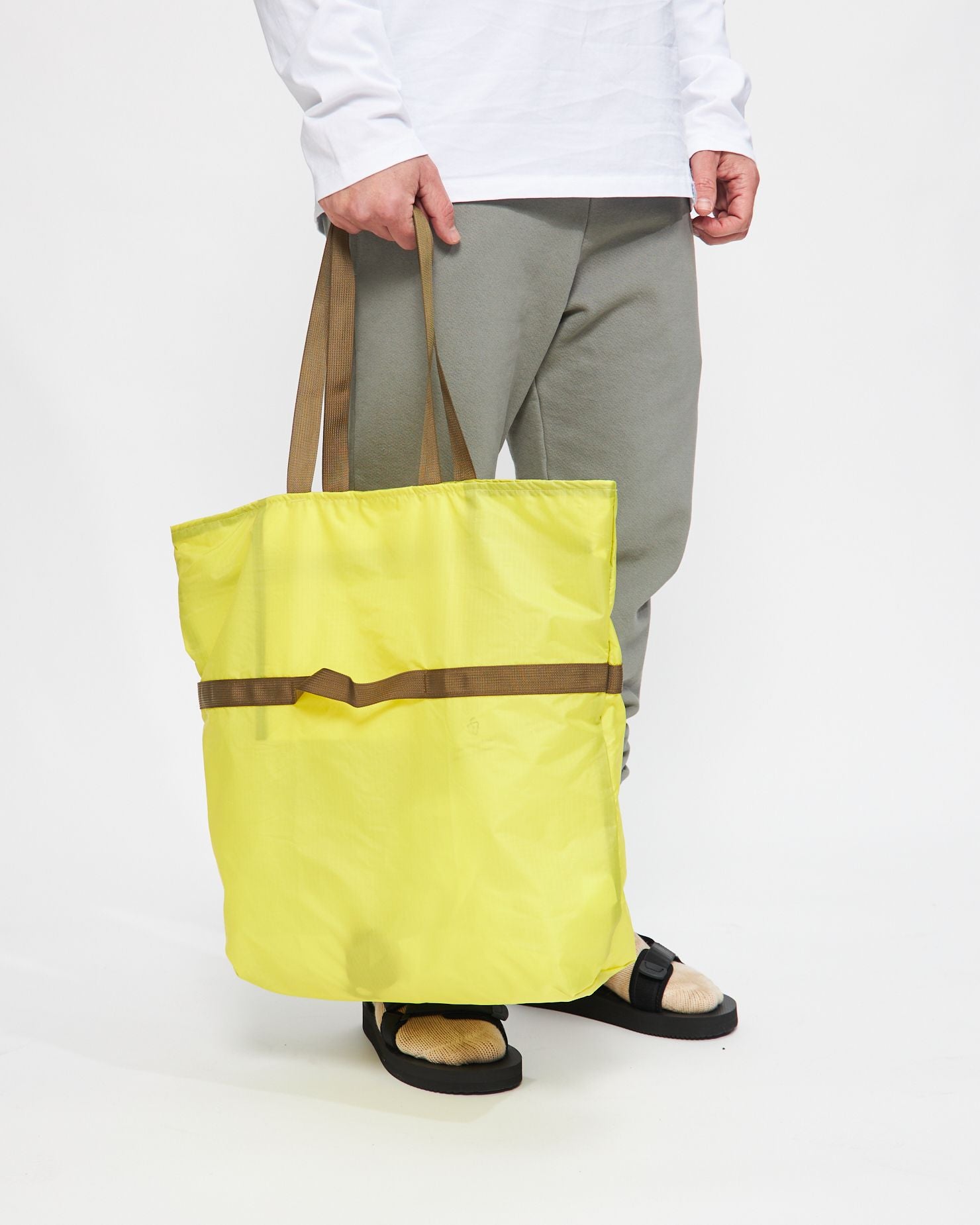 Nylon 2 Way Bag in Yellow/Coyote